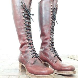 Vintage Frye Lace Up Boots
